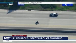 Погоня в прямом эфире
Вчера днем полицейские долго преследовали мотоциклиста, подозреваемого в убийстве заместителя шерифа округа Сан-Бернардино в Калифорнии, пока в дело не вмешался водитель попутного седана