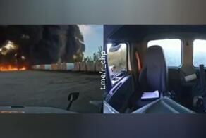 Момент крушения грузового самолета McDonnell Douglas MD-11 авиакомпании UPS сразу после взлета из аэропорта Луисвилла (штат Кентукки, США)