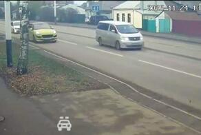 В Тамбове барышня пыталась перебежать дорогу, но не в этот раз