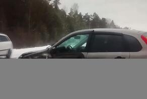 ДТП под Тюменью с двух камер