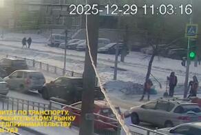 В Улан-Удэ пешеход был очень смел и быстр