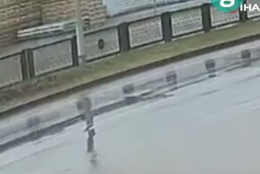 Последний забег пешехода попал на камеру в Турции