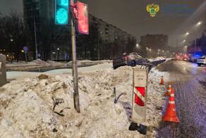 ️На улице 800-летия Москвы водитель автомобиля «Лада», находясь в состоянии алкогольного опьянения, выехал за пределы проезжей части на тротуар, где совершил наезд на пешехода