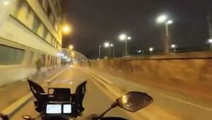 Свежайшее видео погони из Франции, снято непосредственно полицейским