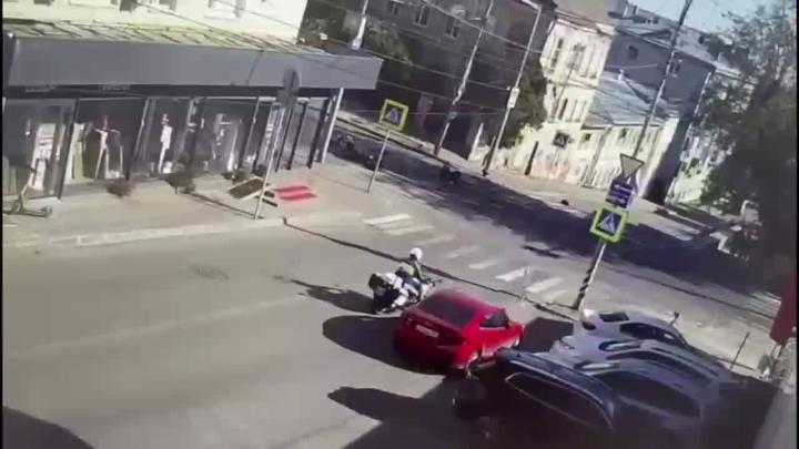 Подростки на питбайке пытались уйти от погони