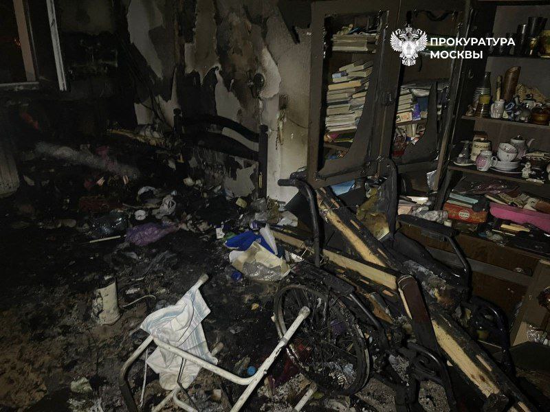 В результате пожара в квартире жилого дома на улице Одесская погибла женщина 1945 года рождения