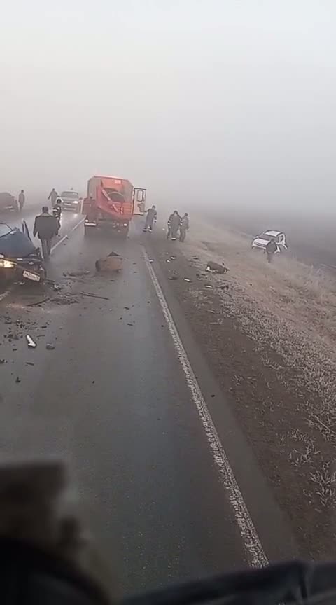 Туман на трассе - жди беды