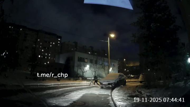 Резко передумал на велике до работы