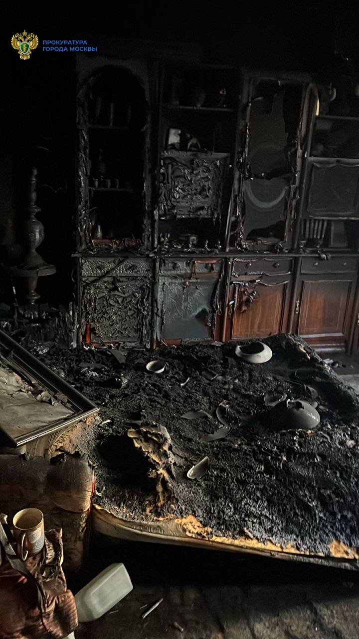 ️В результате пожара в квартире жилого дома на ул
